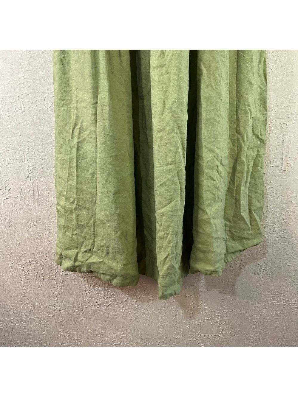 ASTR The Label Marlene Square Neck Smocked Midi Dress in Green - Picture 7 of 13